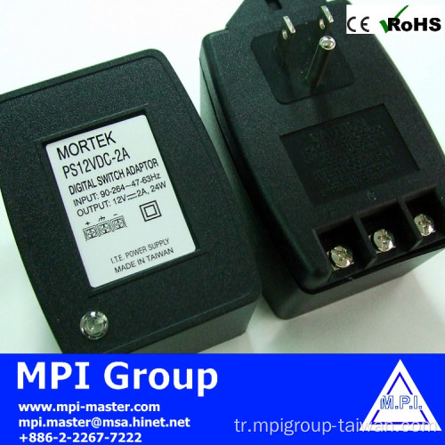 Adaptör AC 230V DC 12V Güç Kaynağı